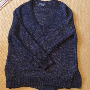 Vince wool and silk v neck sweater